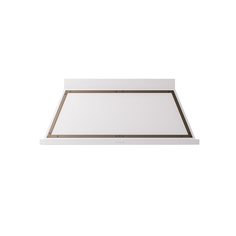 ILVE 60" Nostalgie style wall-mounted extractor Range hood in steel or painted steel with frames - UANB60