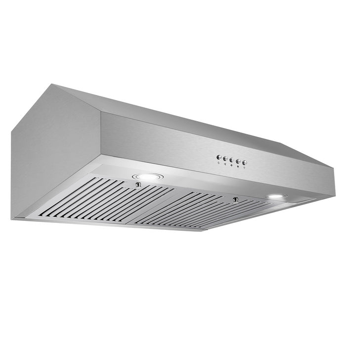 Cosmo 30 in. Ducted Under Cabinet Range Hood in Stainless Steel with LED Lighting and Permanent Filters - UC30
