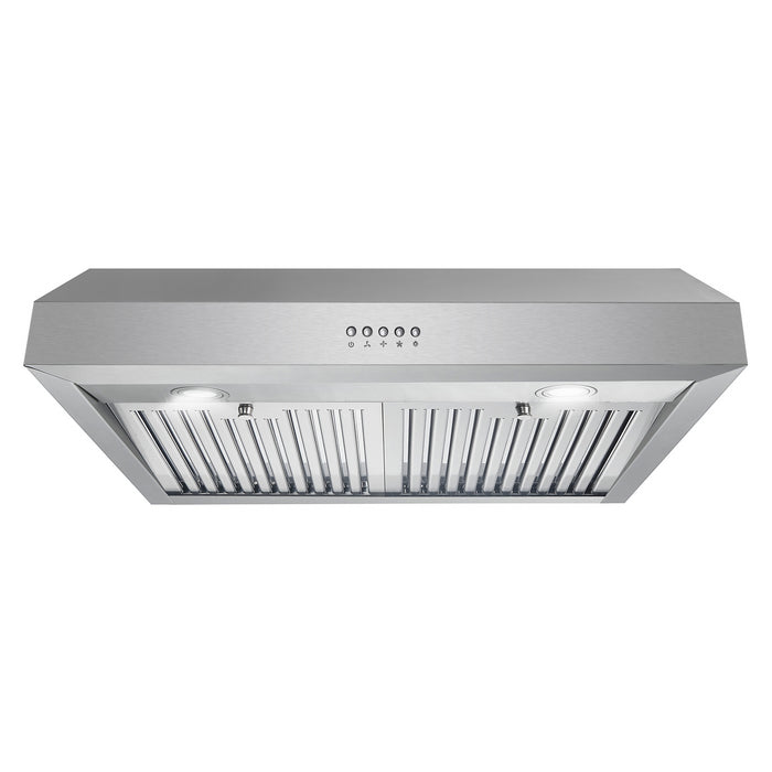 Cosmo 30 in. Ducted Under Cabinet Range Hood in Stainless Steel with LED Lighting and Permanent Filters - UC30