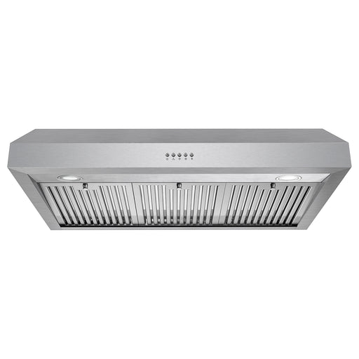 Cosmo 36 in. Under Cabinet Range Hood with Push Button Controls, 3-Speed Fan, LED Lights and Permanent Filters in Stainless Steel - UC36