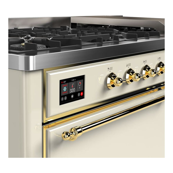 ILVE Majestic II Series 60 Inch Dual Fuel Freestanding Range Gas/Propane (UM15FDQNS3)