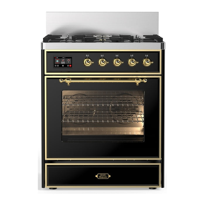 ILVE Majestic III 30" Dual Fuel Range 25,000 BTU (UM30NR3)