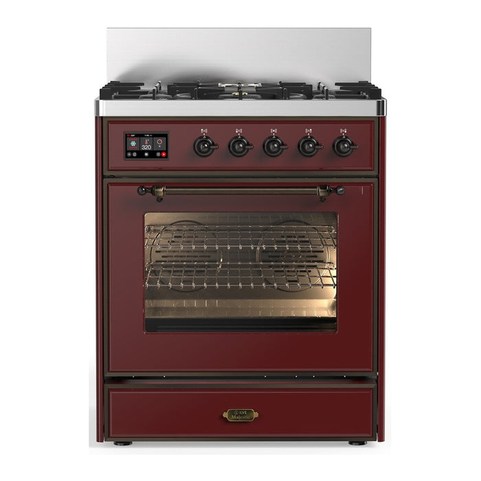 ILVE Majestic III 30" Dual Fuel Range 25,000 BTU (UM30NR3)