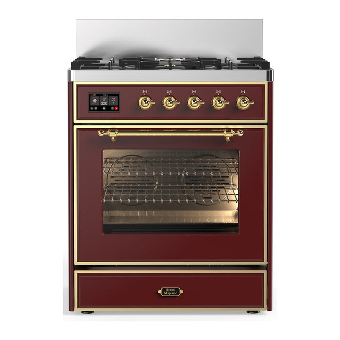 ILVE Majestic III 30" Dual Fuel Range 25,000 BTU (UM30NR3)