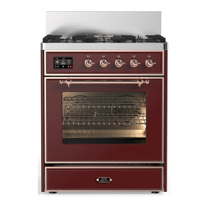 ILVE Majestic III 30" Dual Fuel Range 25,000 BTU (UM30NR3)