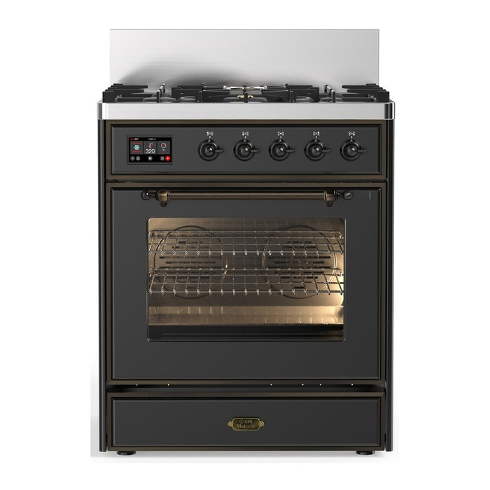ILVE Majestic III 30" Dual Fuel Range 25,000 BTU (UM30NR3)