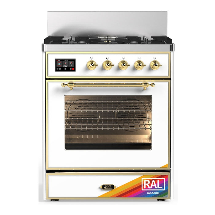 ILVE Majestic III 30" Dual Fuel Range 25,000 BTU (UM30NR3)