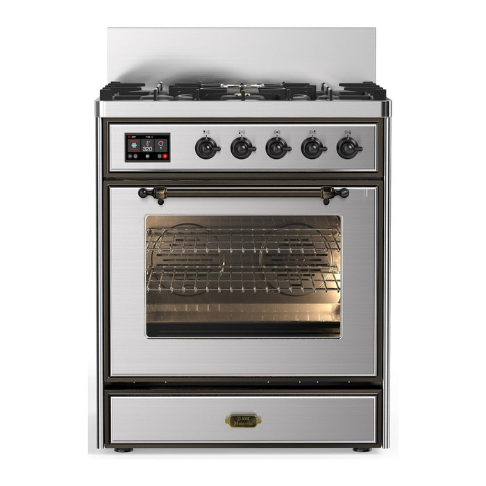ILVE Majestic III 30" Dual Fuel Range 25,000 BTU (UM30NR3)