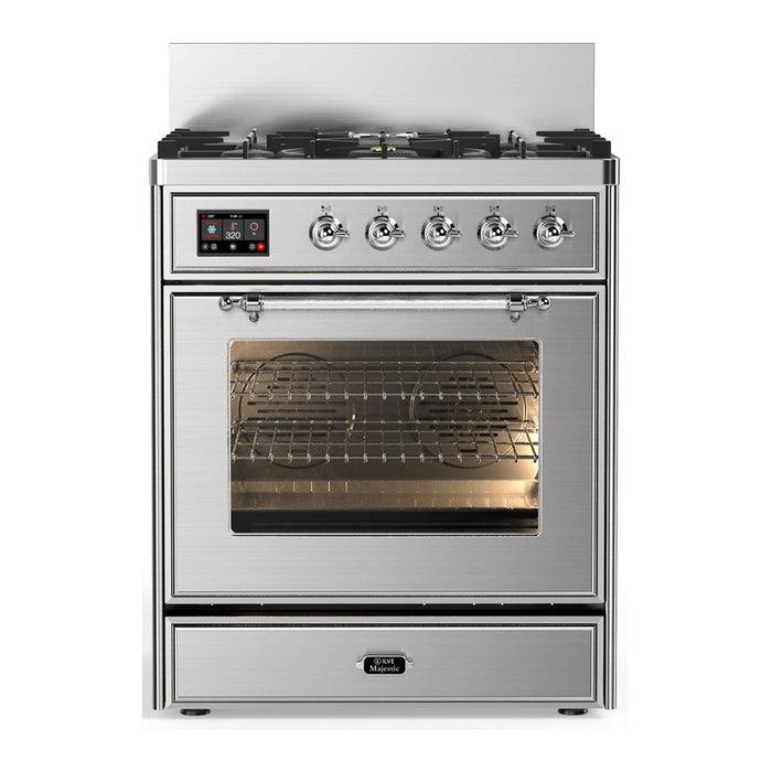 ILVE Majestic III 30" Dual Fuel Range 25,000 BTU (UM30NR3)