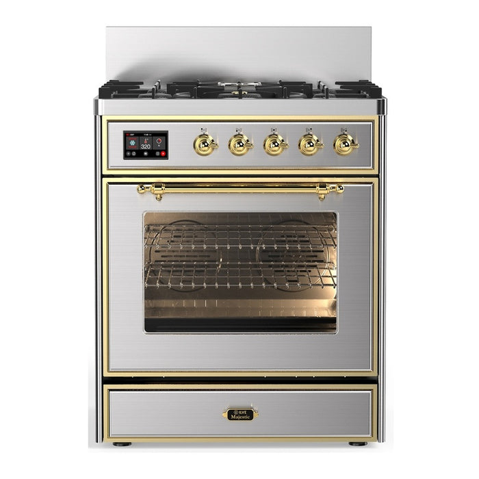 ILVE Majestic III 30" Dual Fuel Range 25,000 BTU (UM30NR3)