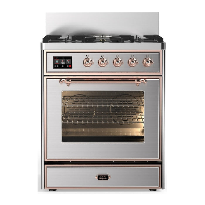 ILVE Majestic III 30" Dual Fuel Range 25,000 BTU (UM30NR3)