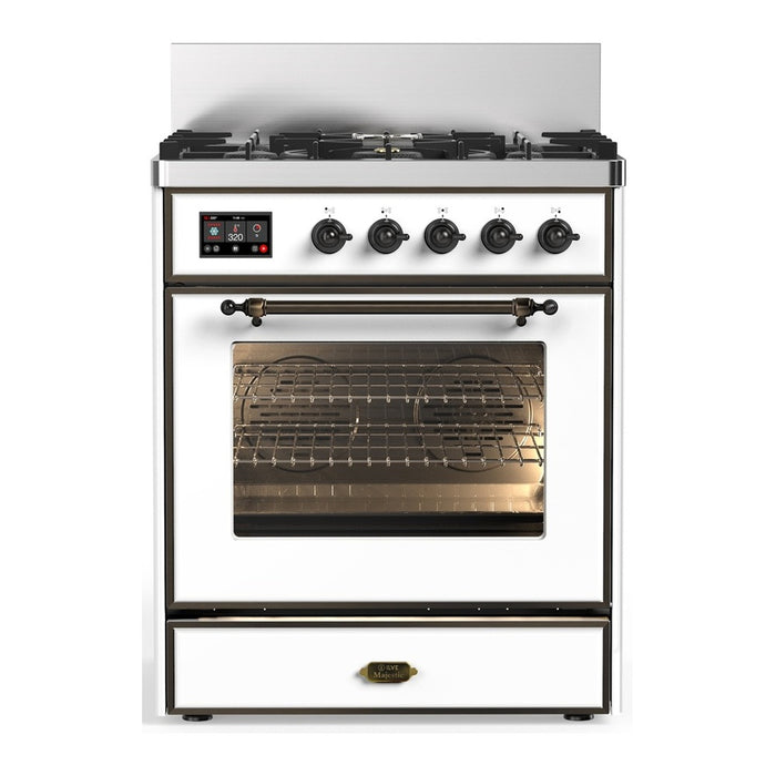 ILVE Majestic III 30" Dual Fuel Range 25,000 BTU (UM30NR3)