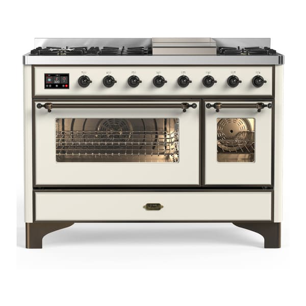 ILVE Majestic III 48" Dual Fuel Range – 8 Burners (UM48FNR3)