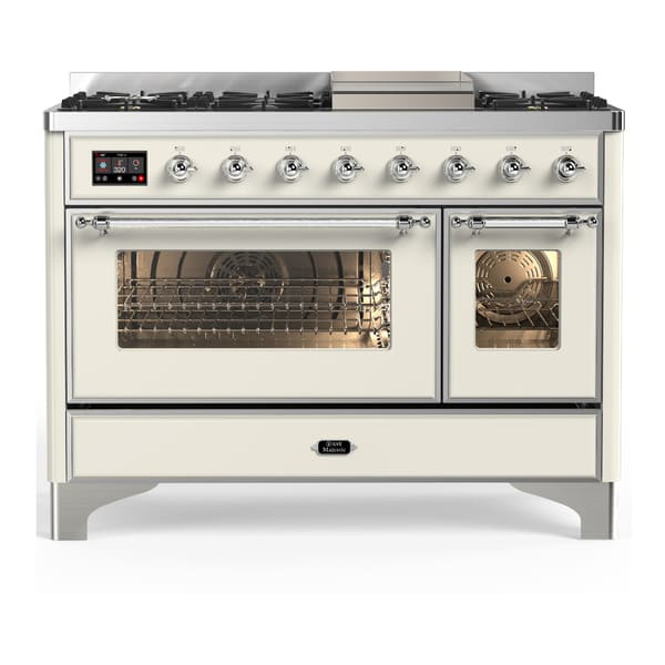 ILVE Majestic III 48" Dual Fuel Range – 8 Burners (UM48FNR3)