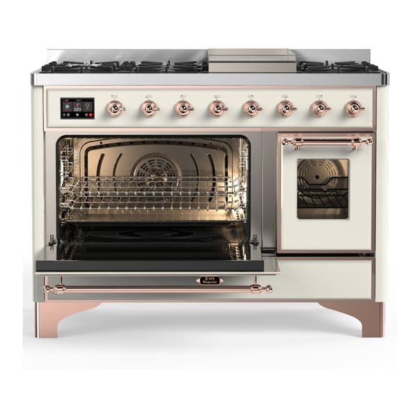 ILVE Majestic III 48" Dual Fuel Range – 8 Burners (UM48FNR3)
