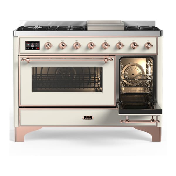 ILVE Majestic III 48" Dual Fuel Range – 8 Burners (UM48FNR3)
