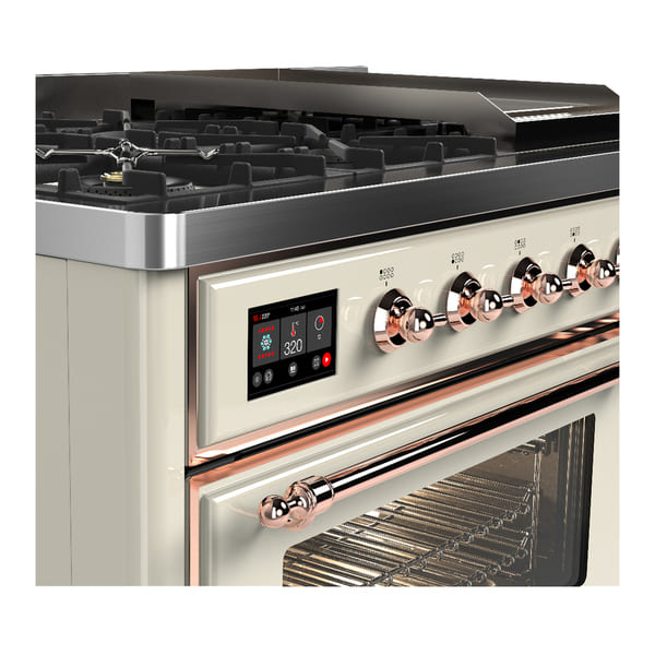 ILVE Majestic III 48" Dual Fuel Range – 8 Burners (UM48FNR3)