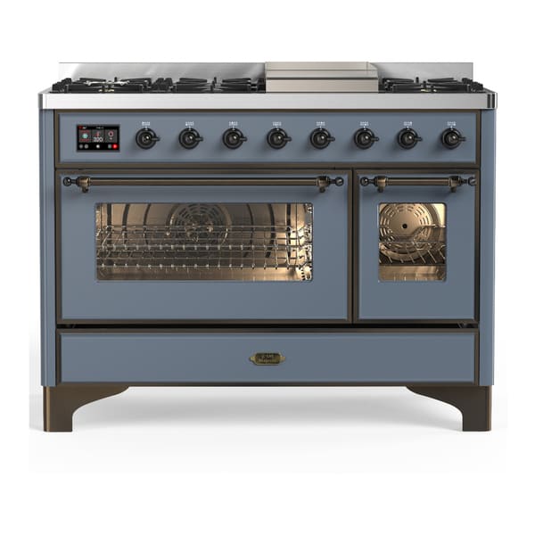 ILVE Majestic III 48" Dual Fuel Range – 8 Burners (UM48FNR3)