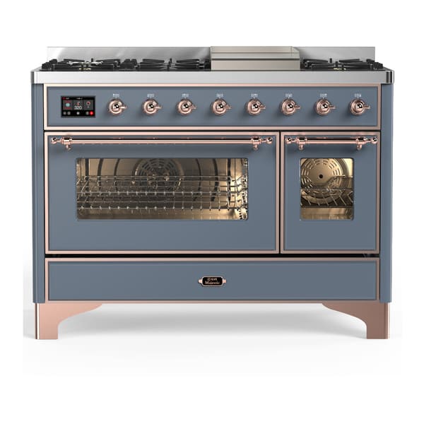 ILVE Majestic III 48" Dual Fuel Range – 8 Burners (UM48FNR3)