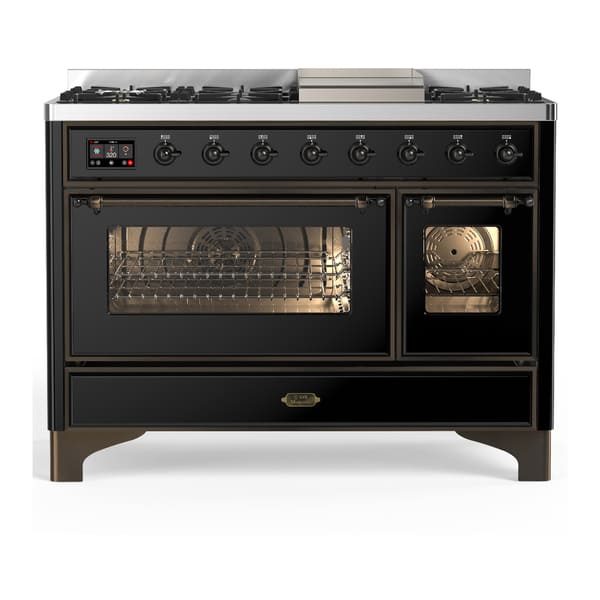 ILVE Majestic III 48" Dual Fuel Range – 8 Burners (UM48FNR3)