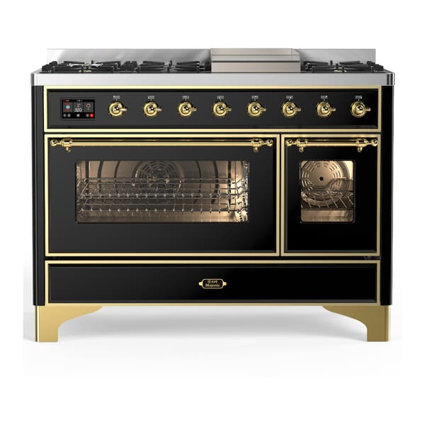 ILVE Majestic III 48" Dual Fuel Range – 8 Burners (UM48FNR3)