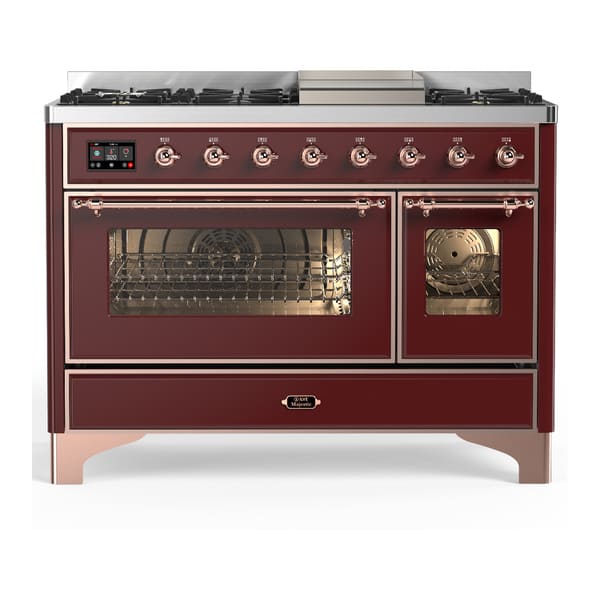 ILVE Majestic III 48" Dual Fuel Range – 8 Burners (UM48FNR3)