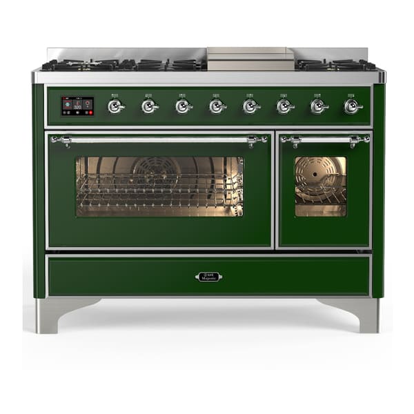 ILVE Majestic III 48" Dual Fuel Range – 8 Burners (UM48FNR3)