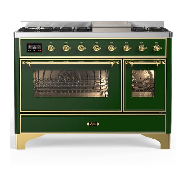 ILVE Majestic III 48" Dual Fuel Range – 8 Burners (UM48FNR3)