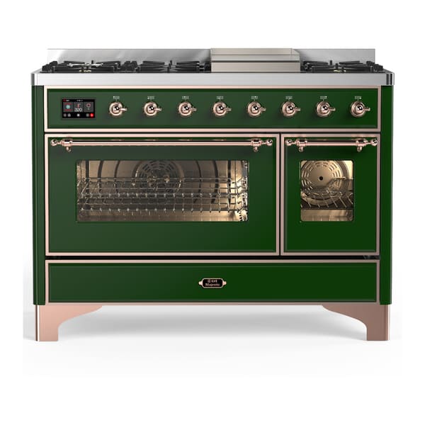 ILVE Majestic III 48" Dual Fuel Range – 8 Burners (UM48FNR3)