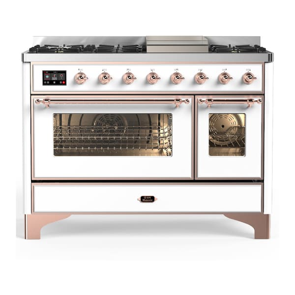 ILVE Majestic III 48" Dual Fuel Range – 8 Burners (UM48FNR3)