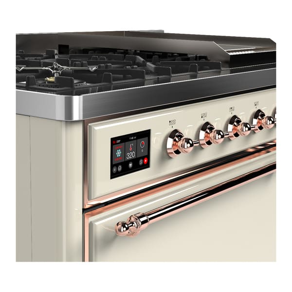 ILVE Majestic III 48" Dual Fuel Range – Solid Door (UM48FQNR3)
