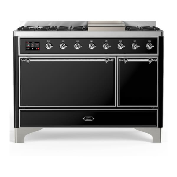 ILVE Majestic III 48" Dual Fuel Range – Solid Door (UM48FQNR3)