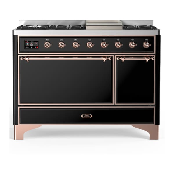 ILVE Majestic III 48" Dual Fuel Range – Solid Door (UM48FQNR3)