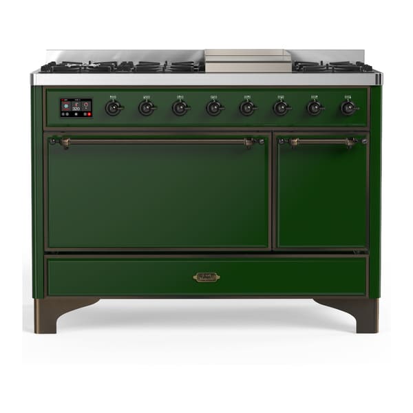 ILVE Majestic III 48" Dual Fuel Range – Solid Door (UM48FQNR3)