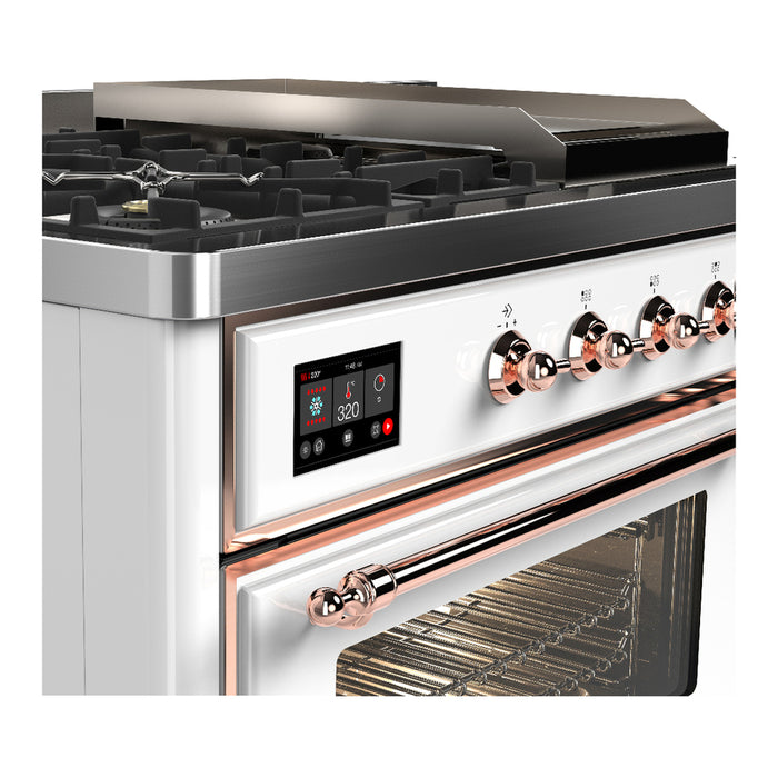 ILVE Majestic III 48" Dual Fuel Range – French Top (UM48FSNR3)