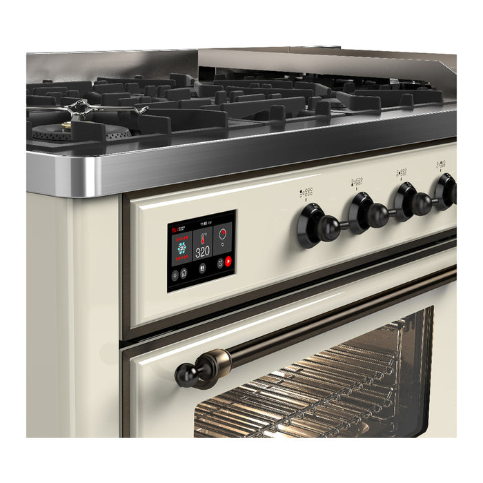 ILVE Majestic III 60" Dual Fuel Range 9 Burners (UM60FNR3)