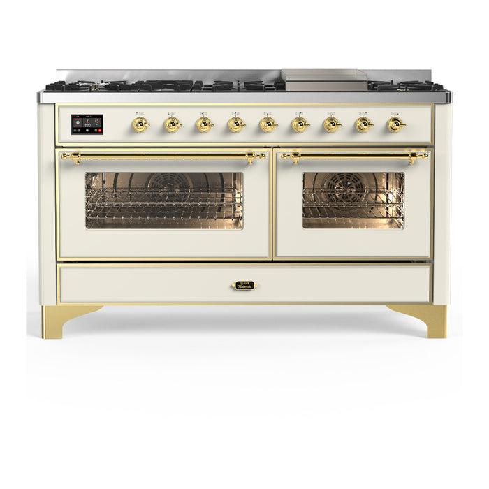ILVE Majestic III 60" Dual Fuel Range 9 Burners (UM60FNR3)