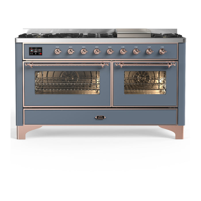 ILVE Majestic III 60" Dual Fuel Range 9 Burners (UM60FNR3)