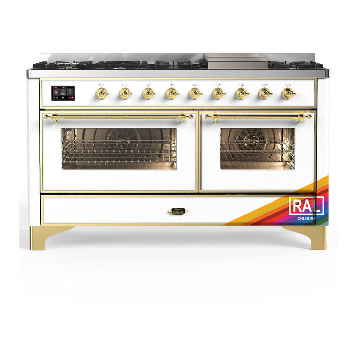 ILVE Majestic III 60" Dual Fuel Range 9 Burners (UM60FNR3)