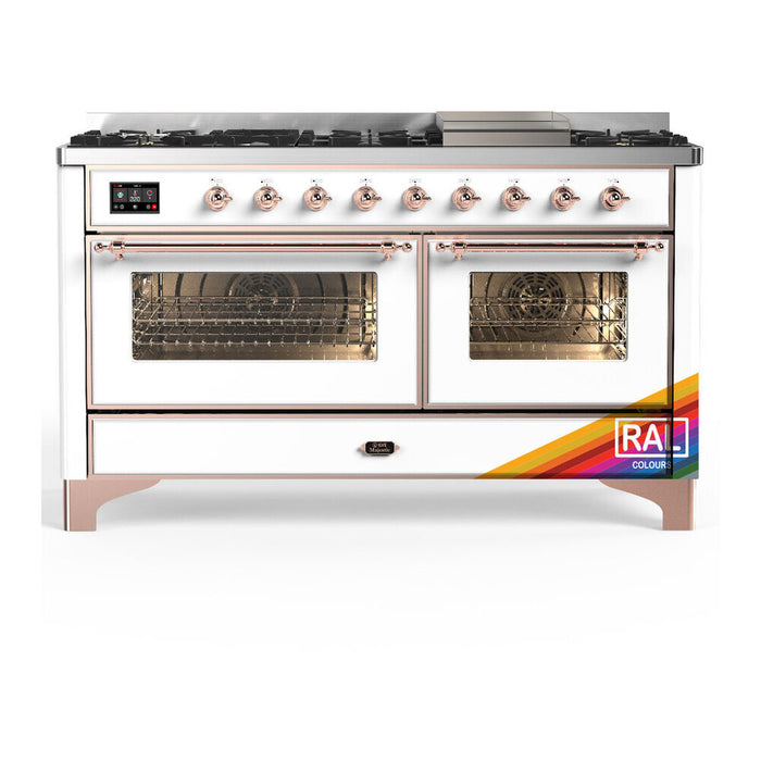 ILVE Majestic III 60" Dual Fuel Range 9 Burners (UM60FNR3)