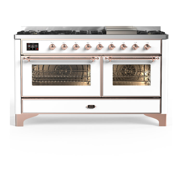ILVE Majestic III 60" Dual Fuel Range 9 Burners (UM60FNR3)