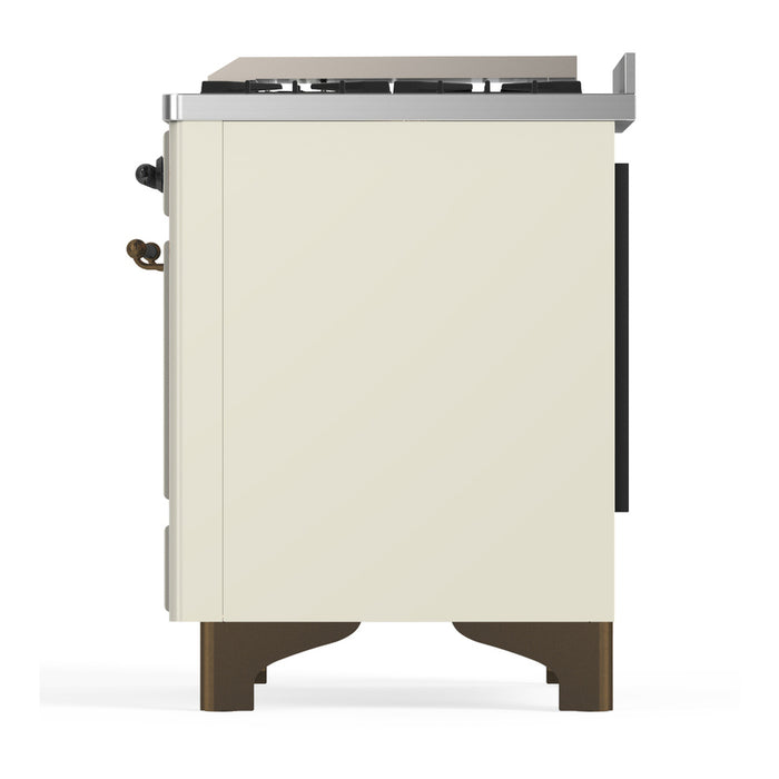 ILVE Majestic III 60" Dual Fuel Range – 9 Burners + Griddle (UM60FQNR3)