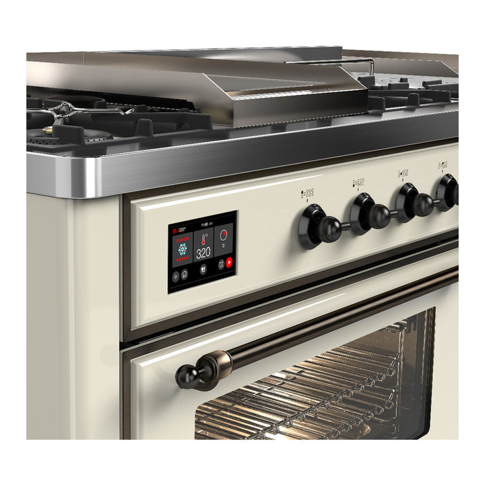 ILVE Majestic III 60″ Dual Fuel Range – 7 Burners (UM60FSNR3)