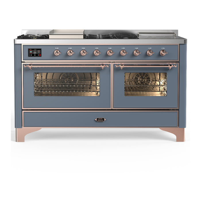 ILVE Majestic III 60″ Dual Fuel Range – 7 Burners (UM60FSNR3)