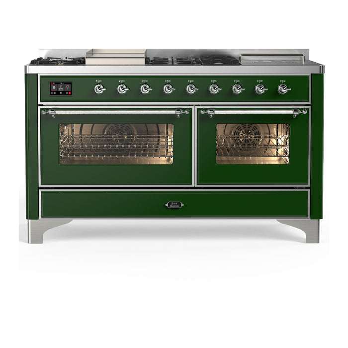 ILVE Majestic III 60″ Dual Fuel Range – 7 Burners (UM60FSNR3)