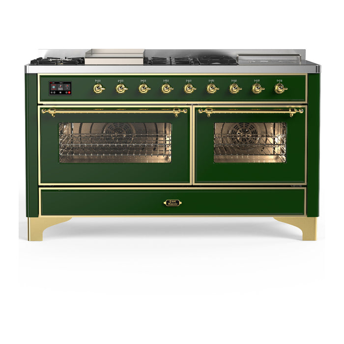 ILVE Majestic III 60″ Dual Fuel Range – 7 Burners (UM60FSNR3)