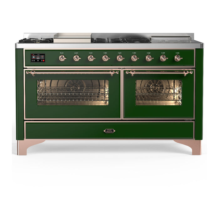 ILVE Majestic III 60″ Dual Fuel Range – 7 Burners (UM60FSNR3)