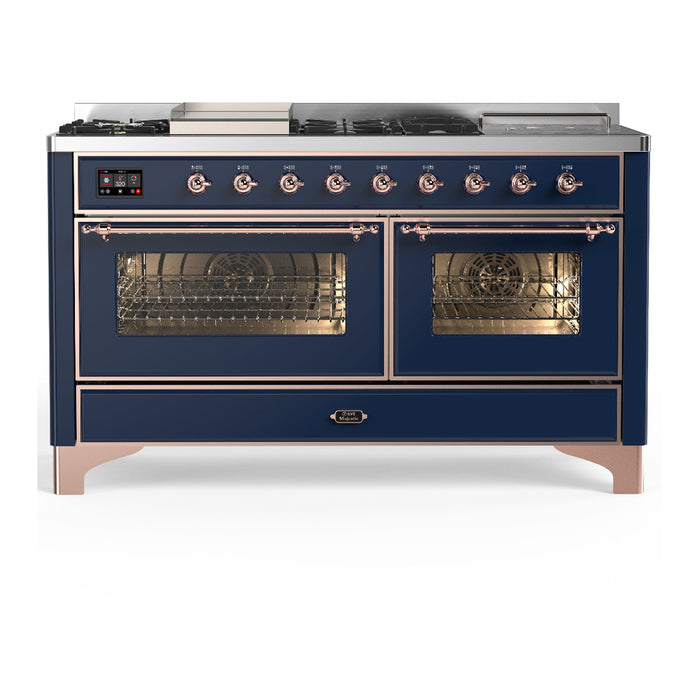 ILVE Majestic III 60″ Dual Fuel Range – 7 Burners (UM60FSNR3)
