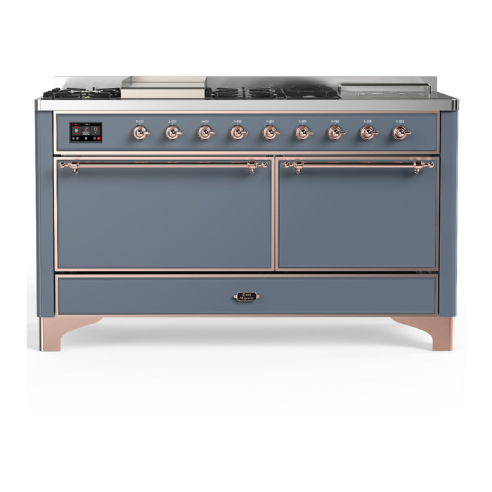 ILVE Majestic III 60″ Dual Fuel Range – 7 Burners (UM60FSQNR3)