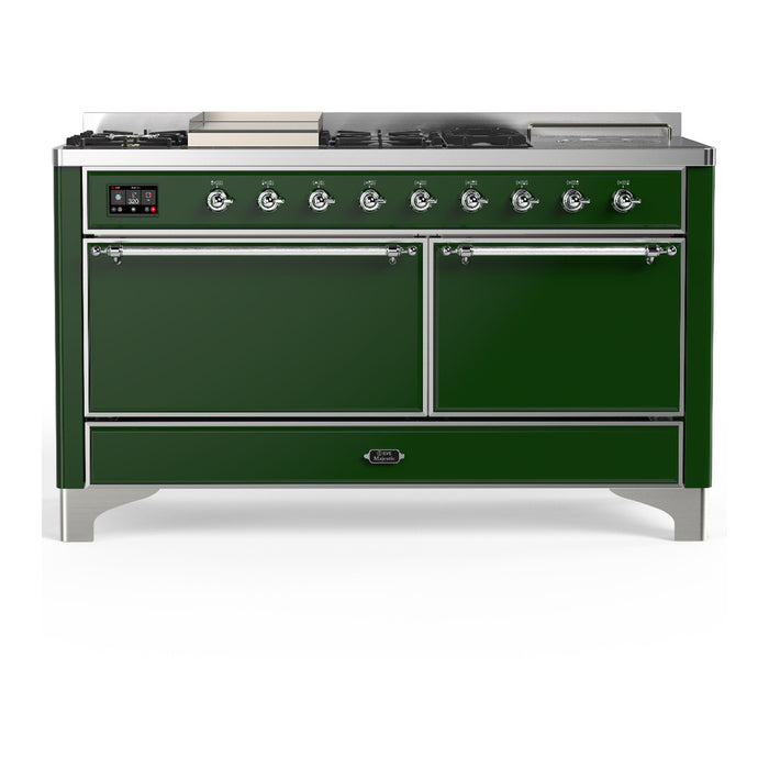 ILVE Majestic III 60″ Dual Fuel Range – 7 Burners (UM60FSQNR3)